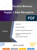 Middle Eastern Brewery Case of Supply Chain Disruption