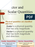 VECTOR AND SCALAR QUANTITIES