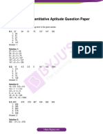 RBI Grade B Quantitative Aptitude Question Paper 2018 Phase I