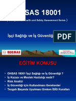 OHSAS 18001 İSİG Bilinclendirme Egitimi