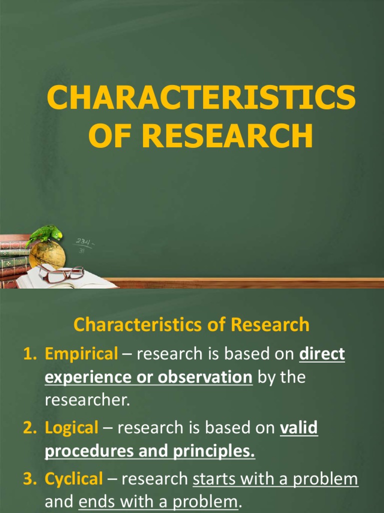 Key Characteristics of Research Methods | PDF | Psychology | Methodology