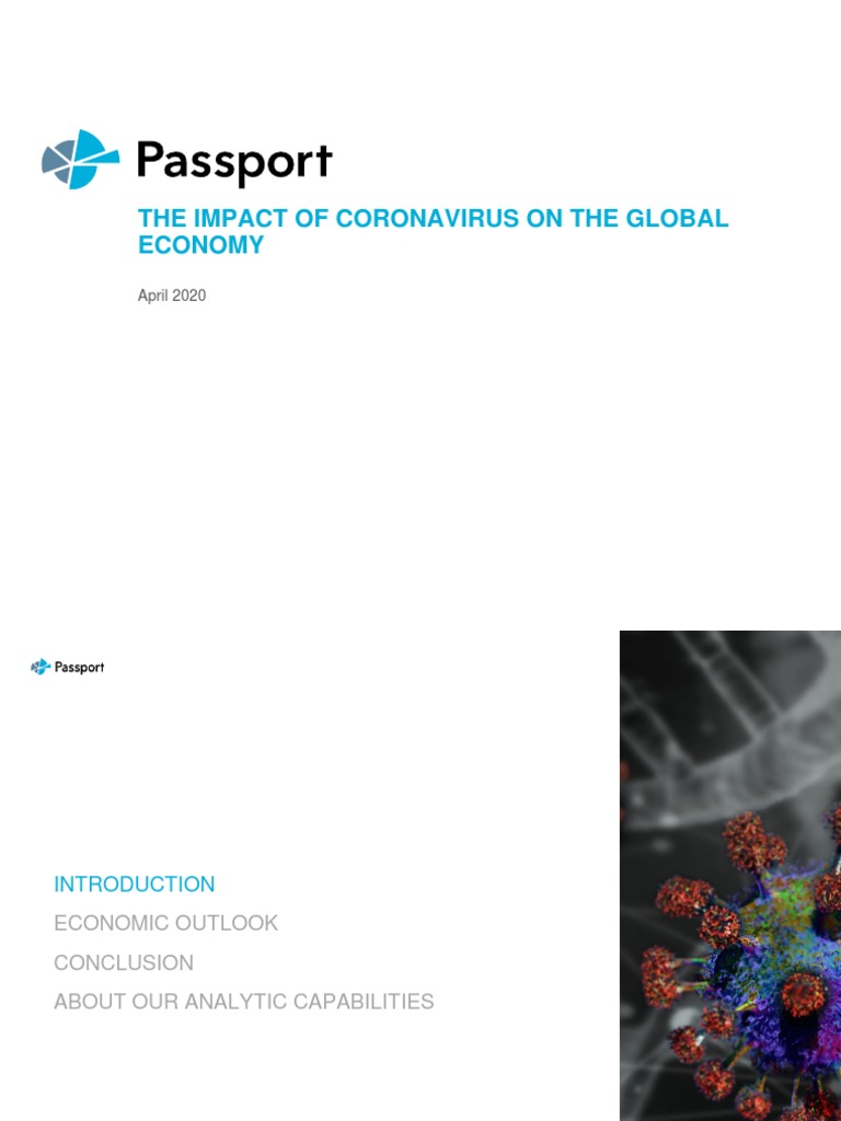 The Impact of Coronavirus On The Global Economy | PDF | Recession ...