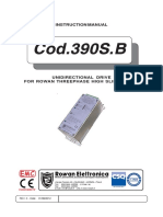 Cod.390S.B: Instruction Manual