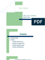 Tejidos: Dra. Luz E. Cuevas NURS 1231