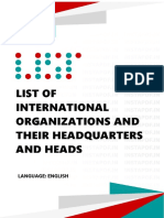 List of International Organization