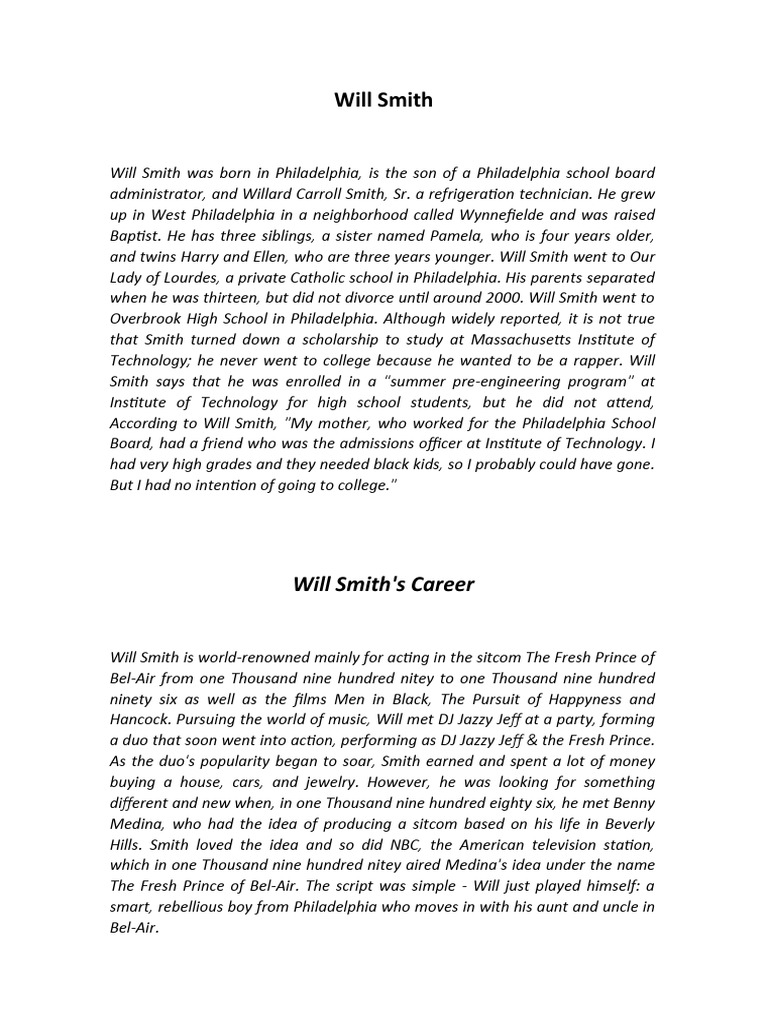 Will Smith | PDF
