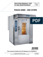 Rotodrago 6080 - 200 Oven: Instruction Manual For Use and Maintenance