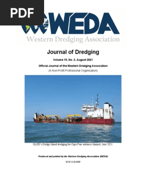 WEDA Journal of Dredging (Vol 19 No 3)