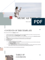 Music As Therapy Thesis - by Slidesgo