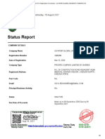 Us Inter Global University Nigeria LTD Status Report