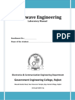 Microwave Engineering: Laboratory Manual