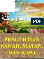 Pengertian Sanad, Matan, Rawi - MA Kelas X