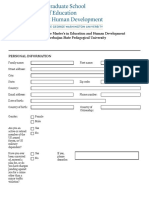 Application Form