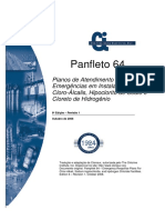 Panfleto64 - Planos de Atendimento Às Emergências em Instalações de Cloro-Álcalis, Hipoclorito de Sódio e Cloreto de Hidrogênio