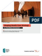 TowersWatson-Shaping Health Care Strategy in a Post-Reform Environment