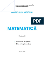 Matematica Gimnaziu 2019