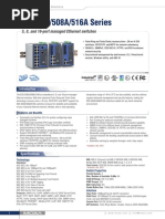 EDS-505A/508A/516A Series: 5, 8, and 16-Port Managed Ethernet Switches