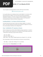 How To Install MySQL 5.7 On Ubuntu 20.04