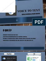 Voice to text