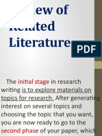 Review of Related Literature