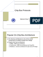 On-Chip Bus Protocols: National Chiao Tung University Chun-Jen Tsai 05/3/2011