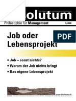 absolutum 1-08 - Manuel Bachmann: Job oder Lebensprojekt
