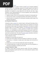 What Is Hypothesis Testing?: Tests