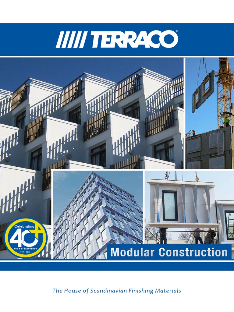 Modular Construction Brochure | PDF | Precast Concrete | Paint