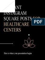 Elegant Instagram Square Posts For Healthcare Centers by Slidesgo