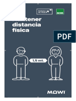 ACHS Senales Mantener Distancia 200x300mm