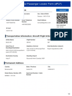 EU Digital Passenger Locator Form (DPLF)