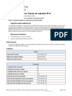 11.6.6 Lab - Calcular Subnets Ipv4