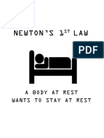 Newton'S 1 LAW: A Body at Rest Wants To Stay at Rest