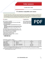 Color sensor outputs digital RGB light data