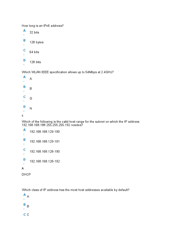 An Insightful Collection of Questions Covering Fundamental Concepts in