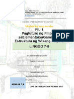 FIL W7-8 Pagtuklas