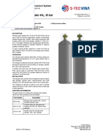 Nitrogen Pilot Cylinder 40L, 95 Bar: SNS IG-100 Fire Suppression System