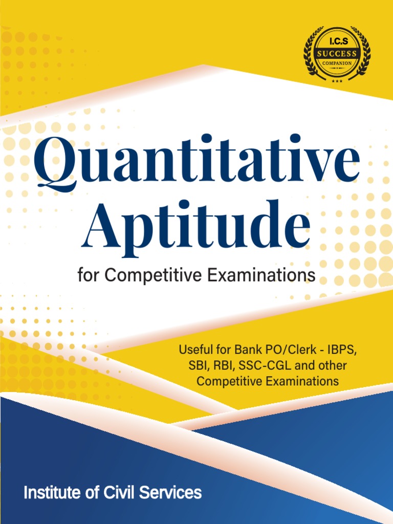Quantitative Aptitude | PDF | Numbers | Test (Assessment)