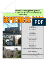 September 2021 News - Parish of Newcastle & Newtownmountkennedy With Calary, Co. Wicklow