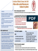 Rhino-Orbito-Cerebral Mucormycosis Guidance For Patients: What Are Alarming Symptoms To Watch For?