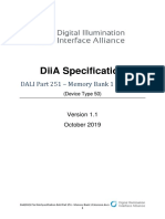 Diia Specification: Dali Part 251 - Memory Bank 1 Extension