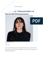 Infographic: Characteristics of Successful Entrepreneurs: Share This Article