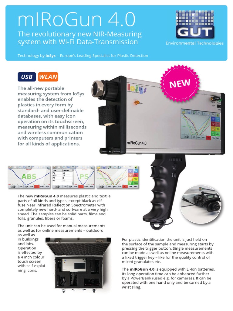 The Revolutionary New NIR-Measuring System With Wi-Fi Data-Transmission ...