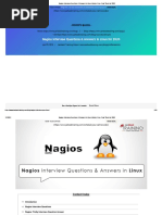 Nagios Interview Questions & Answers in Linux (Admin, Core, Real Time) For 2020