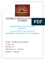 Chemistry Project (XII)