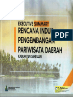 Rencana Induk Pariwisata Kabupaten Simeulue TA. 2017