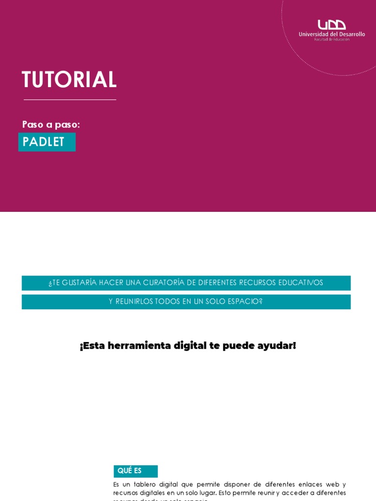 Tutorial para Usar Padlet en Educación | PDF | Red mundial | Internet y web