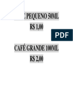 Café Preço