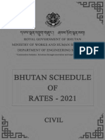 Bhutan Schedule of Rates 2021 Labour Rates