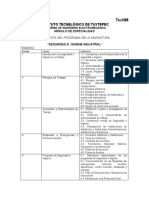 Propuesta Temario de Seguridad e Higiene Industrial Iem-Gdv